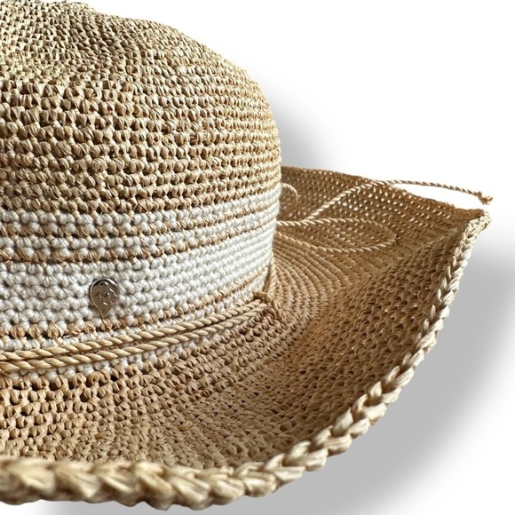 Helen Kaminski Provence 10 Raffia Sun Hat Natural Wide Brim Packable main image 6